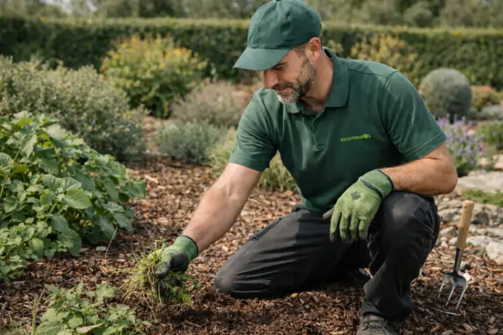 Venta de tierra y mantillo para jardines y mantenimiento de jardinería en Madrid - Ricotrebol - eliminación de malas hierbas en jardines de Madrid