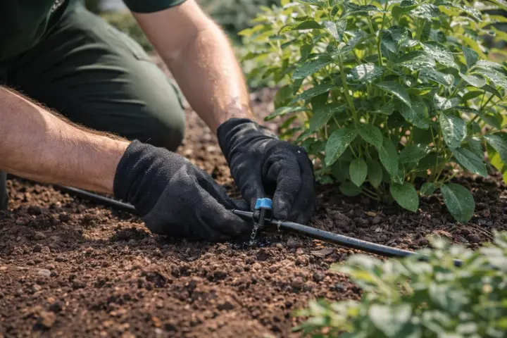 Venta de tierra y mantillo para jardines y mantenimiento de jardinería en Madrid - Ricotrebol – Instalar un sistema de riego por goteo: la mejor inversión para tu jardín en enero