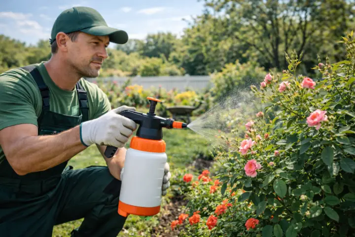 Venta de tierra y mantillo para jardines y mantenimiento de jardinería en Madrid - Ricotrebol - Control de plagas en el jardín en julio para combatir las enfermedades del verano