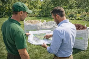 Venta de tierra y mantillo para jardines y mantenimiento de jardinería en Madrid - Ricotrebol - Drenaje del jardín con arena, grava y piedra volcánica o cuando tu suelo es fuente de salud para tus plantas
