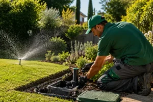 Venta de tierra y mantillo para jardines y mantenimiento de jardinería en Madrid - Ricotrebol - Sistema de riego automático: cómo mantener tu jardín verde en Madrid sin desperdiciar agua